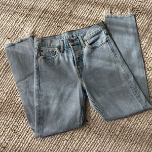 Levi’s Ripped Light Blue Jeans